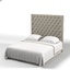 meridiani thurman modern tufted bed high back tuft contemporary